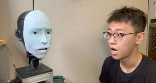 Se ha desarrollado una cara de robot que predice y simultáneamente imita las expresiones faciales humanas.